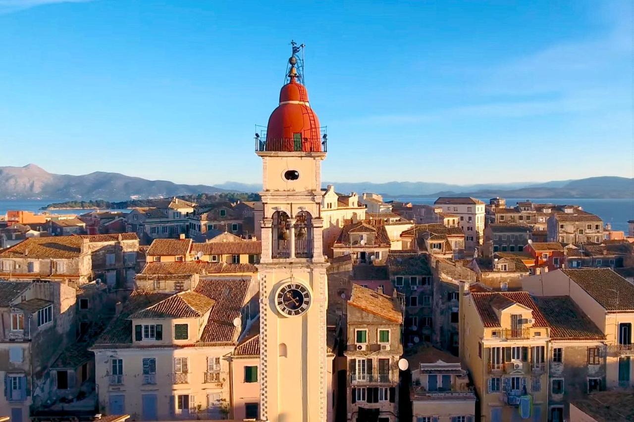 Spacious Maisonette - Roof Top View Of Corfu Port Mantouki エクステリア 写真