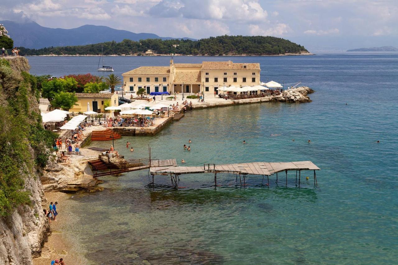 Spacious Maisonette - Roof Top View Of Corfu Port Mantouki エクステリア 写真
