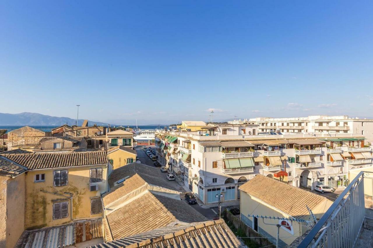Spacious Maisonette - Roof Top View Of Corfu Port Mantouki エクステリア 写真