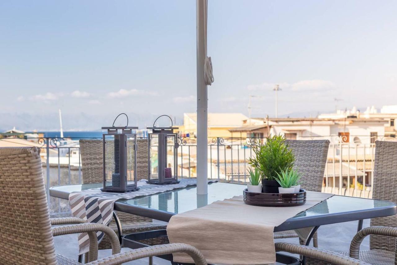 Spacious Maisonette - Roof Top View Of Corfu Port Mantouki エクステリア 写真